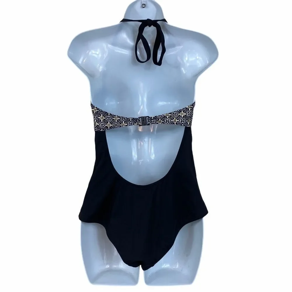 Nip Tuck Multi Fit Cup Black Gold One Piece